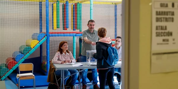 Elecciones al Parlamento Vasco. Imagen: EFE