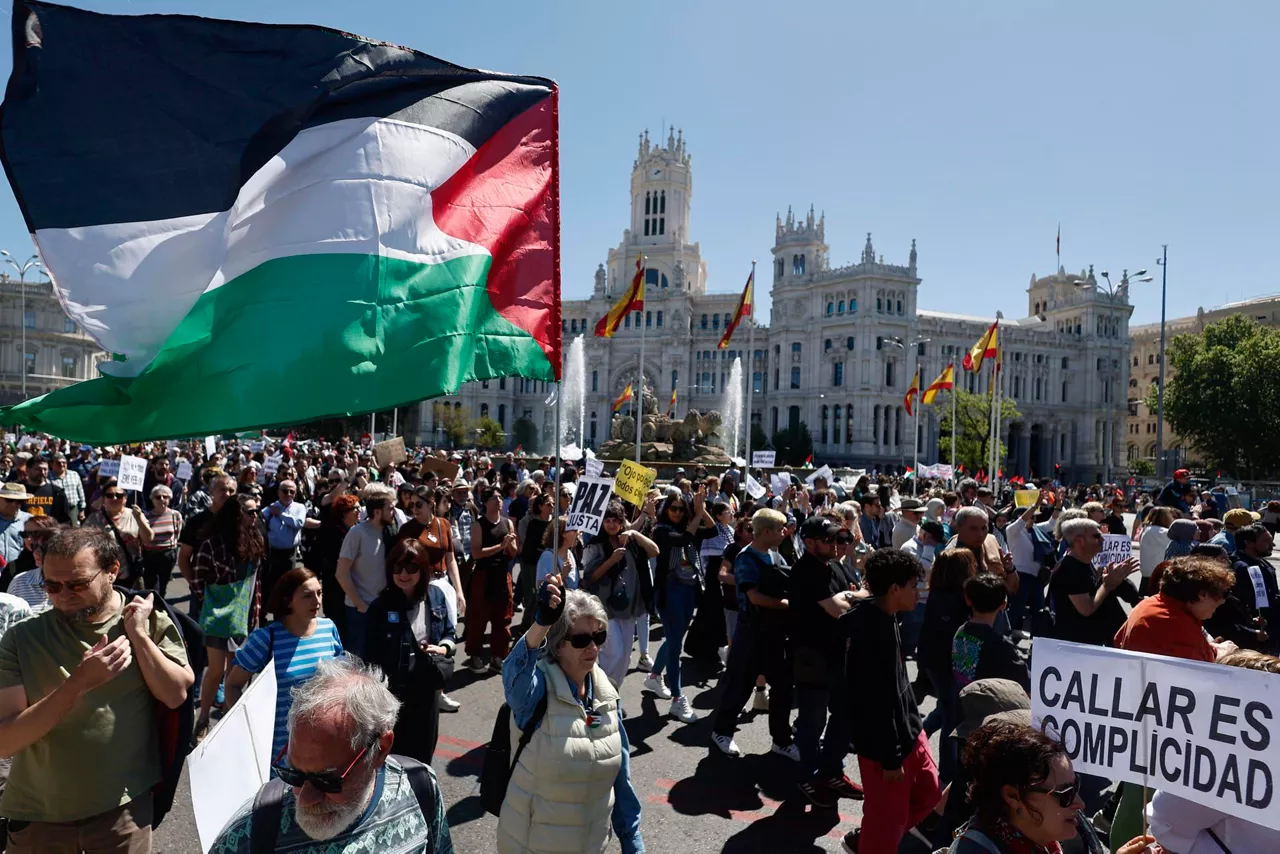 Palestina manifestazioa Madril EFE