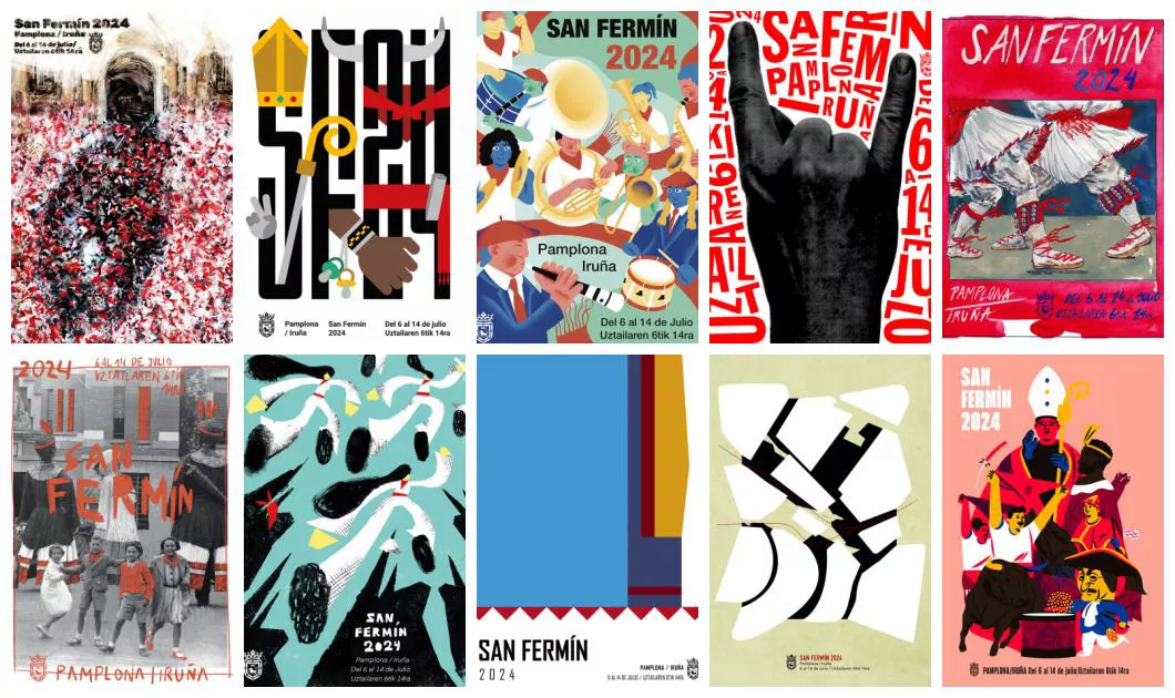 carteles san fermin 2024
