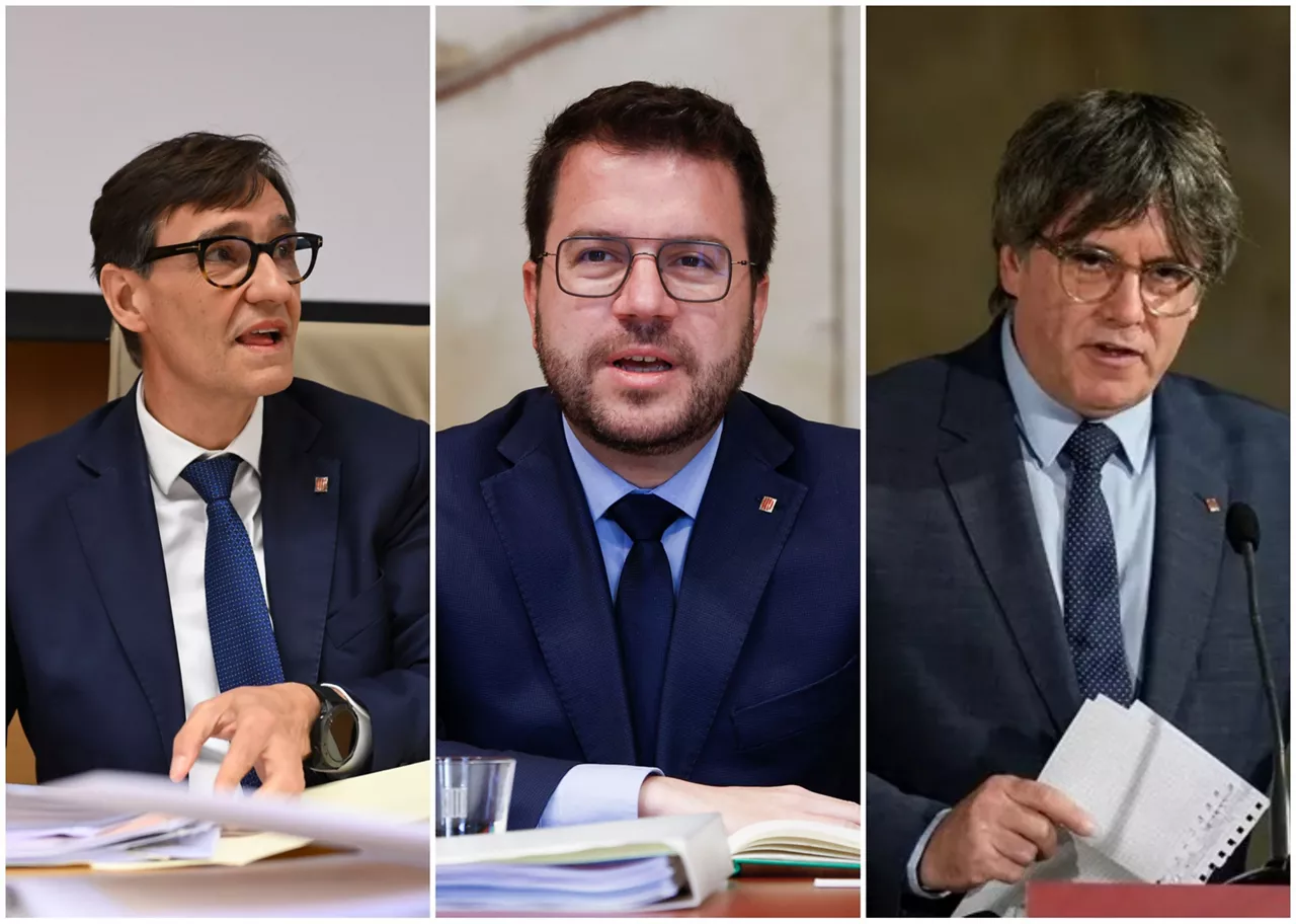 salvador illa pere aragones carles puigdemont