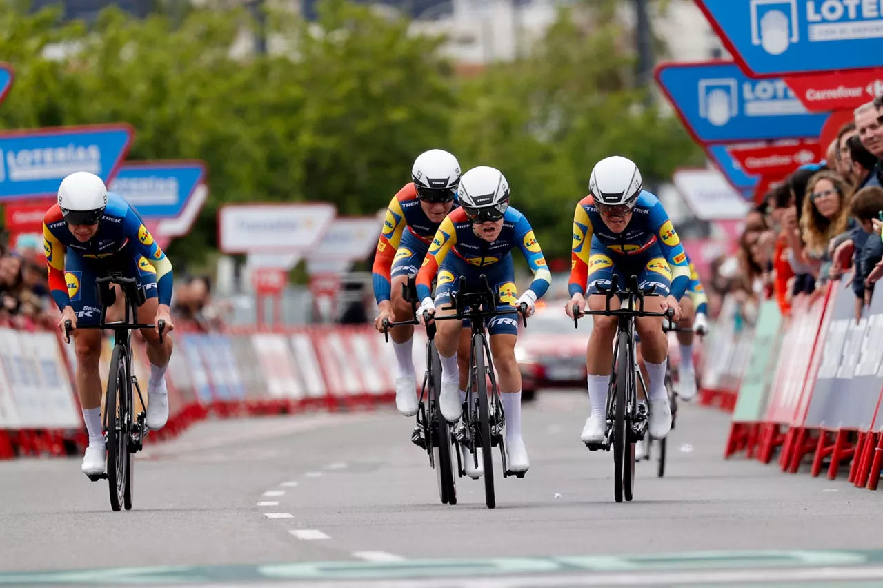 Lidl-Trek nagusi, Espainiako Itzuliko taldekako erlojupekoan