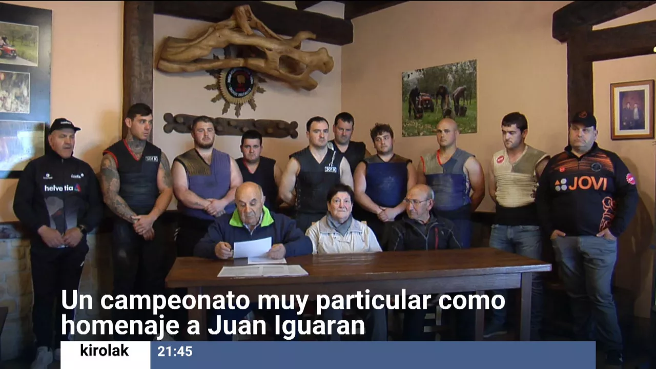 Un campeonato especial homenajeará al harrijasotzaile Juan Iguaran 