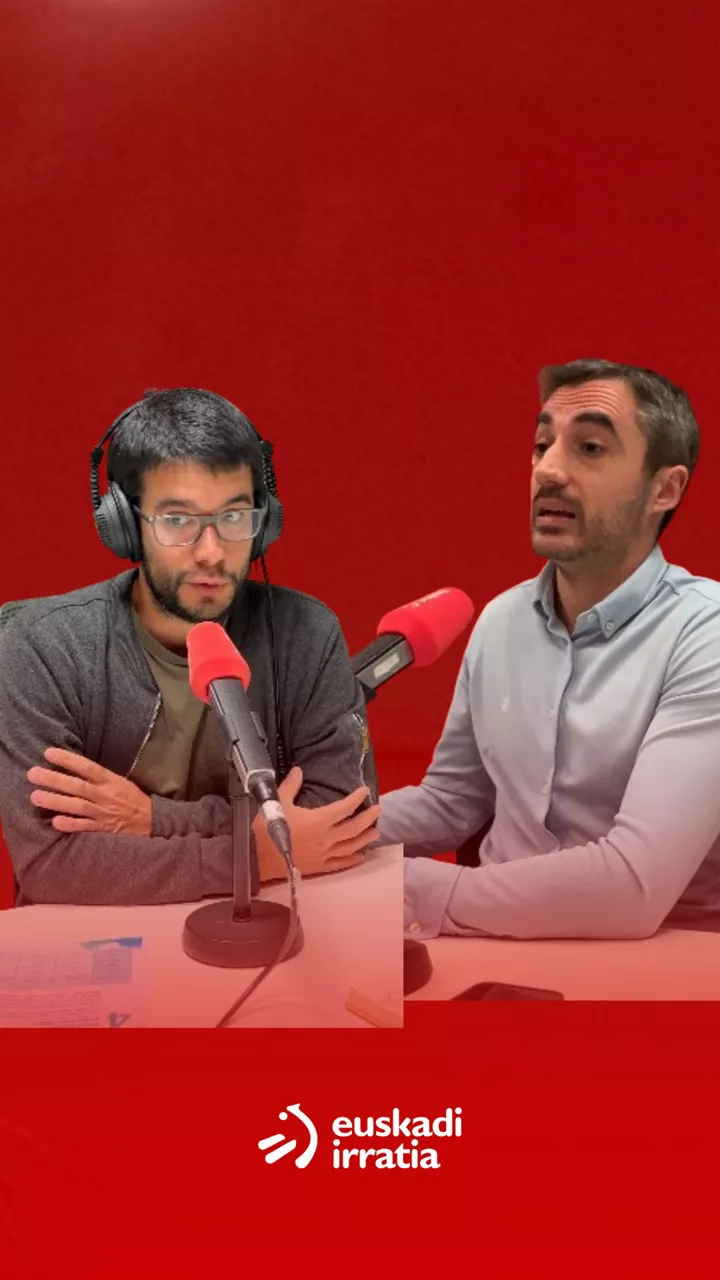 Josu Lopez Gazpio eta Adrian Aginagalde.