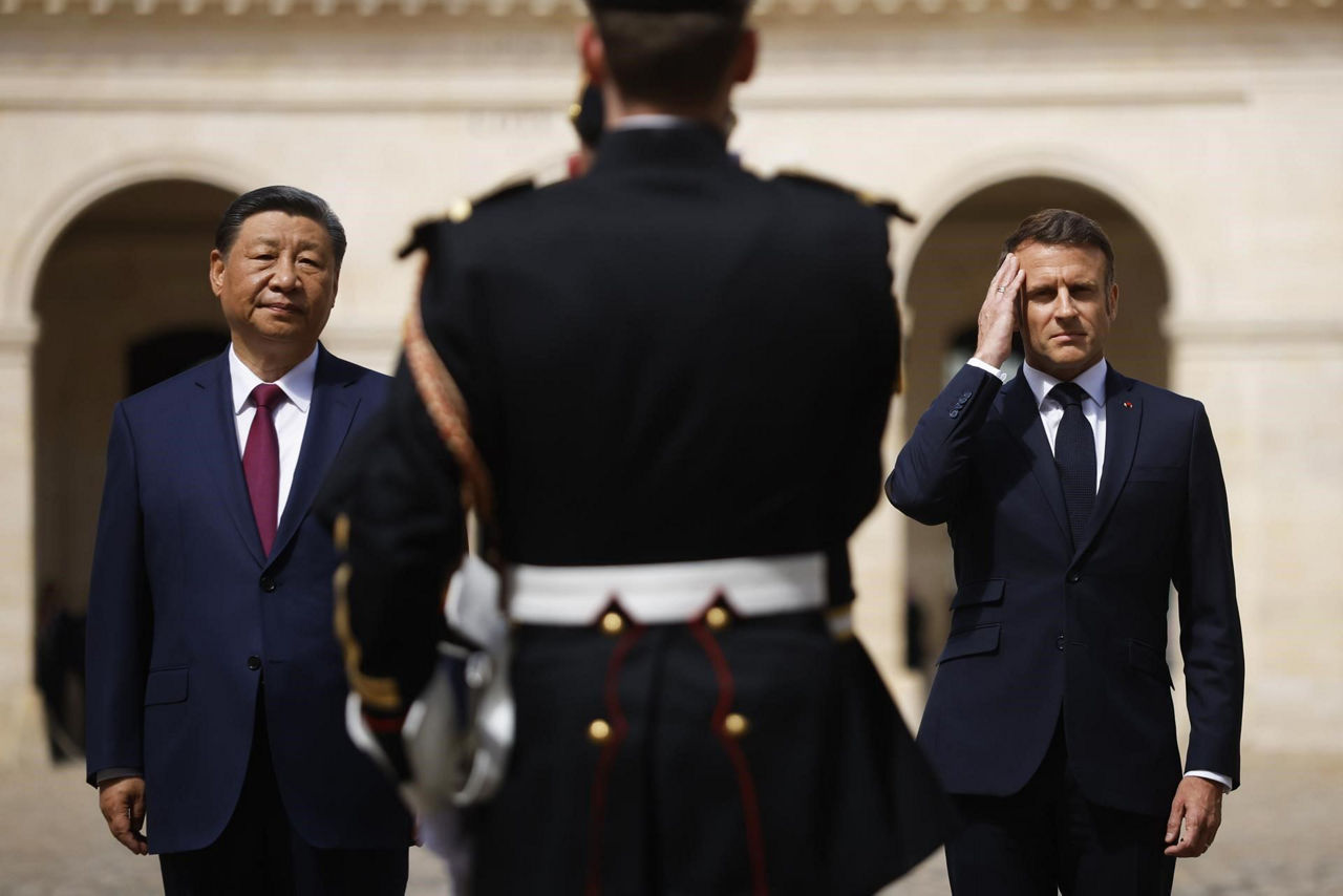 xi jinping china macron visita francia  efe