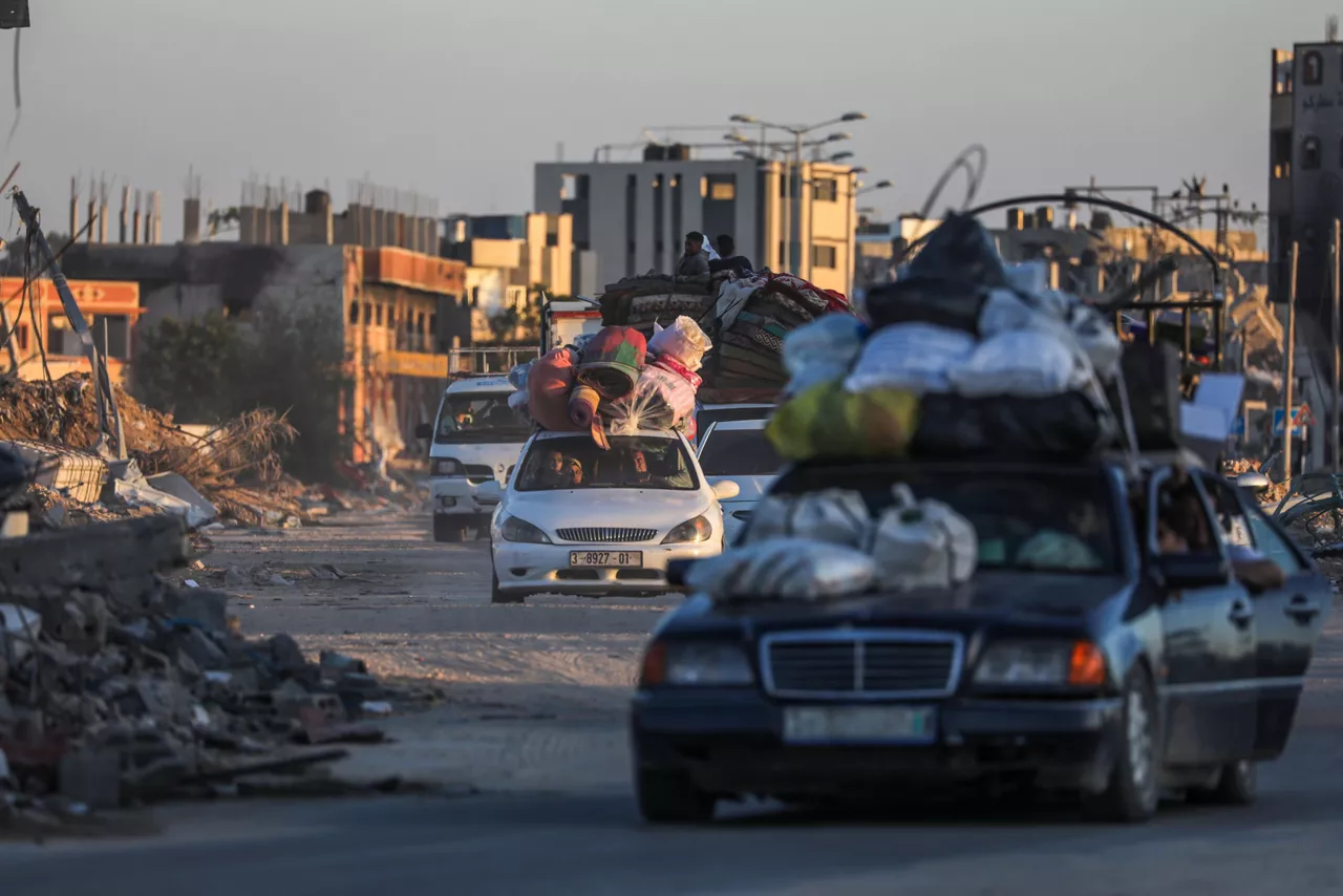 exodo-rafah-gaza ihesa-efe