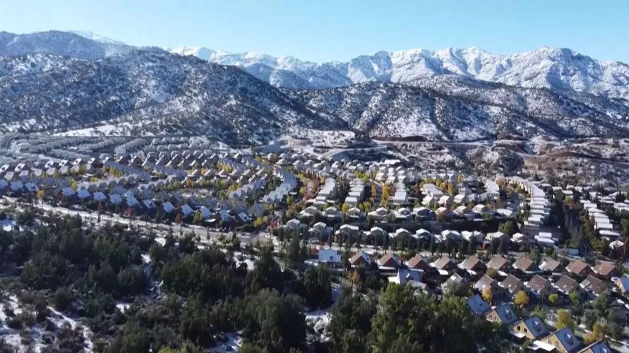 Nieve en Santiago de Chile EITB
