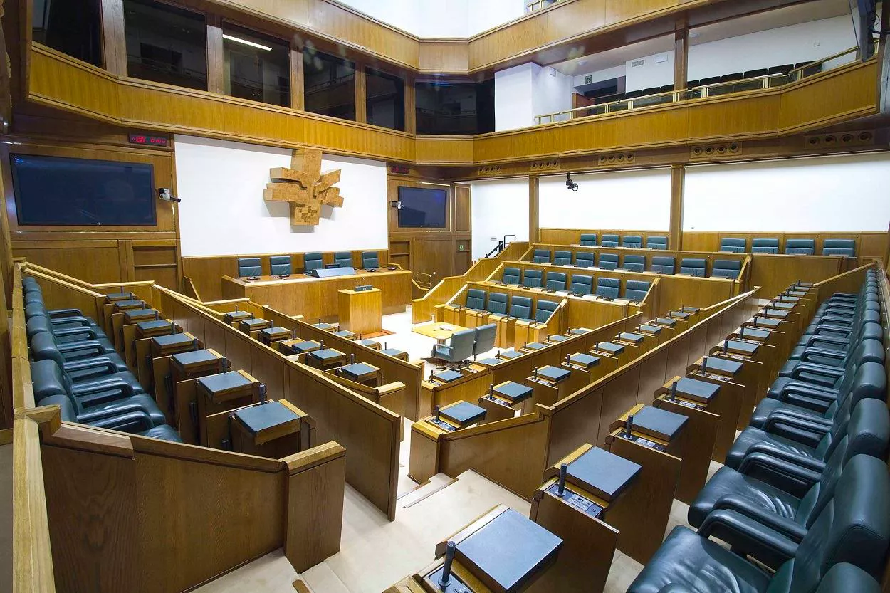 parlamento-vasco-salon-plenos vacio hutsik-legebiltzarra
