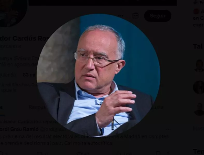 Salvador Cardús, sociólogo, periodista y escritor.