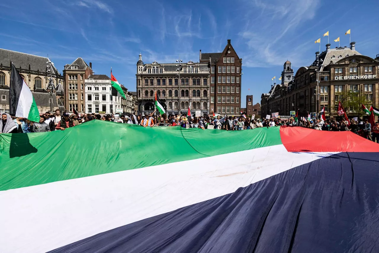 Protesta-palestina-Amsterdam-efe