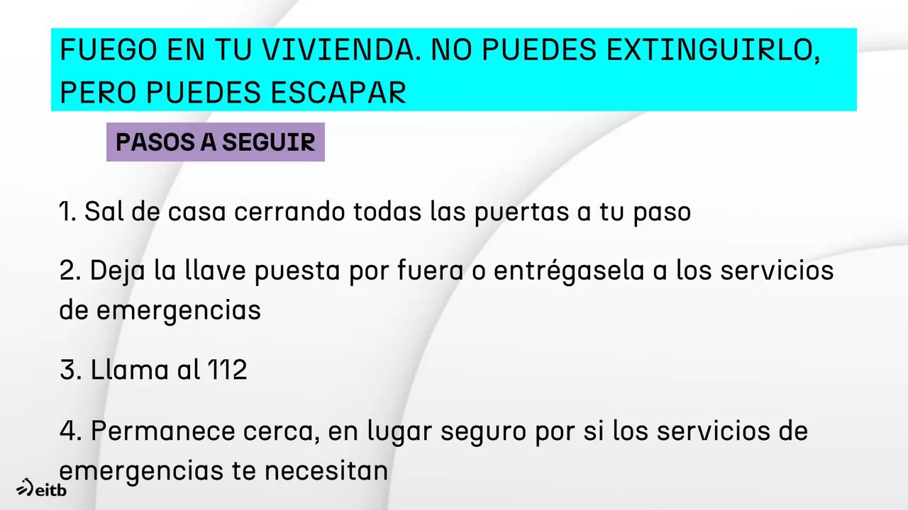 FUEGO EN TU VIVIENDA