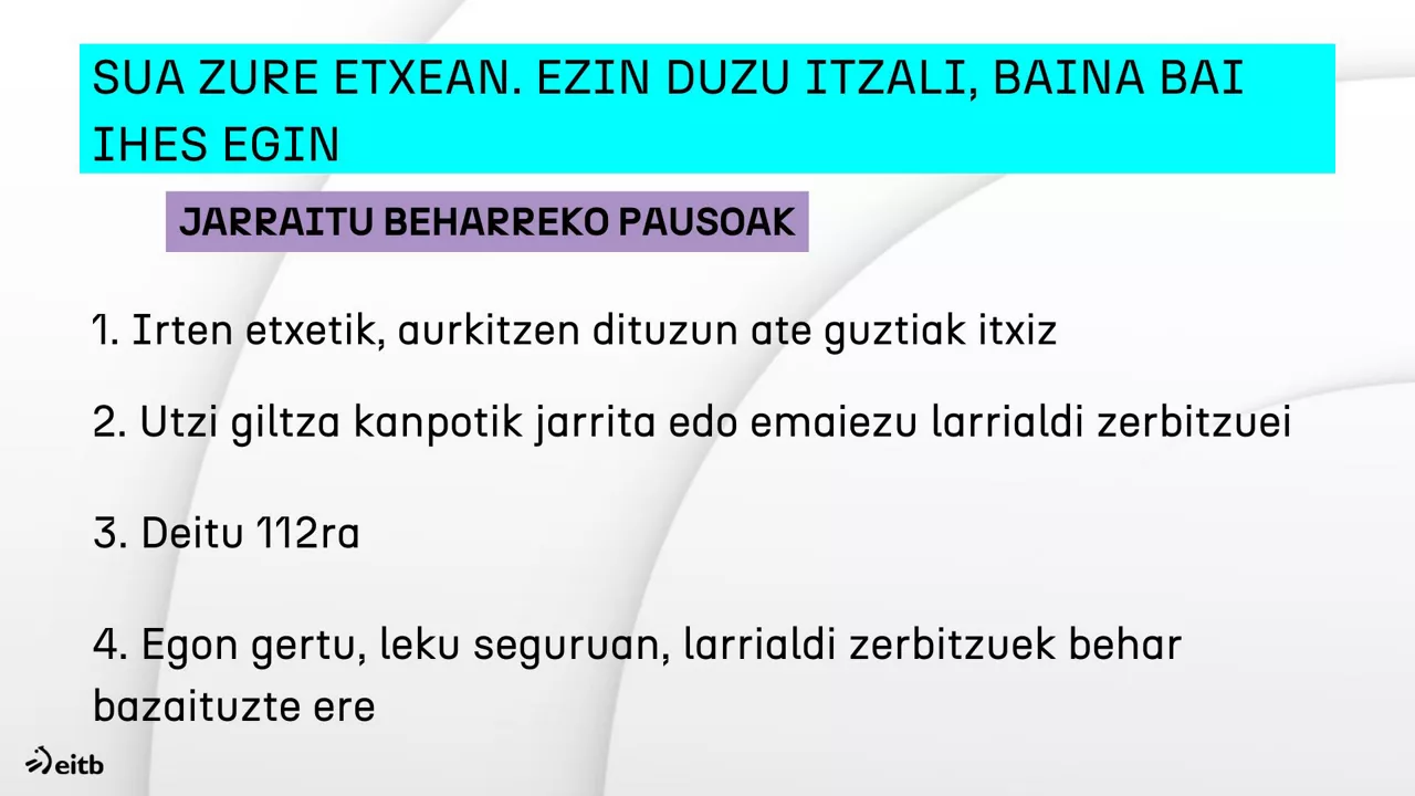SUA ZURE ETXEAN