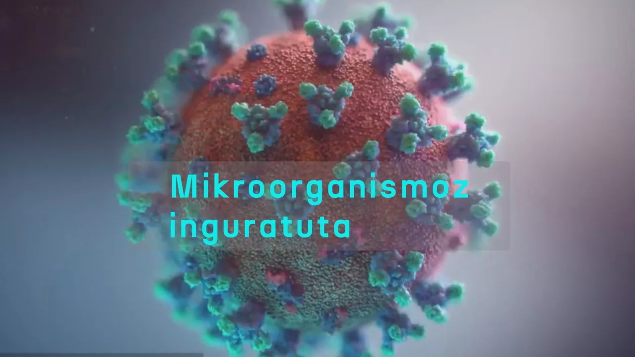 mikroorganismoz inguratuta