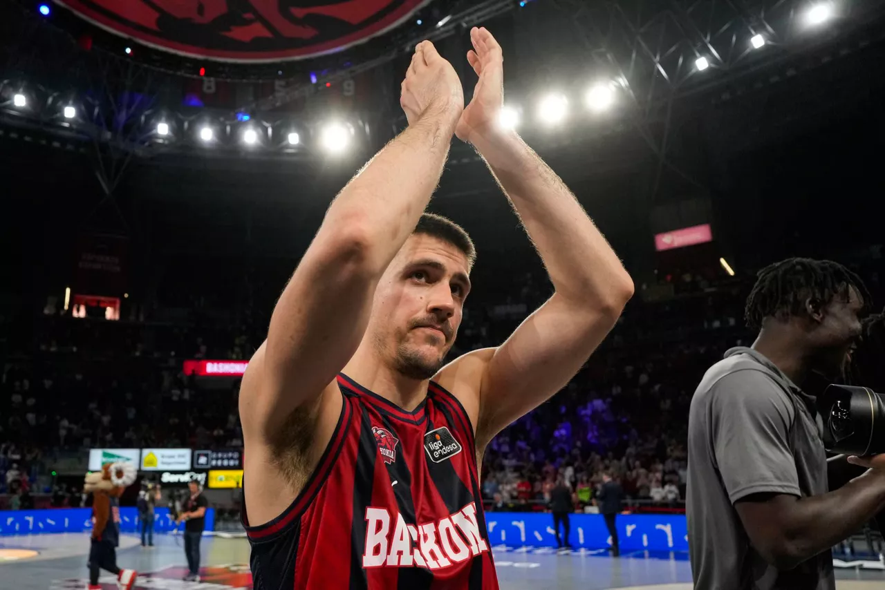 Vanja Marikonvic al término de un partido de la Liga Endesa. Foto: EFE