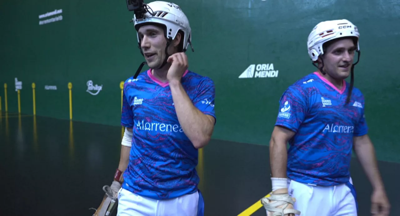 Azpirozek eta Ezkurrak oso bideratuta dute finalaurrekoetan izateko txartela. Argazkia: EITB Media.