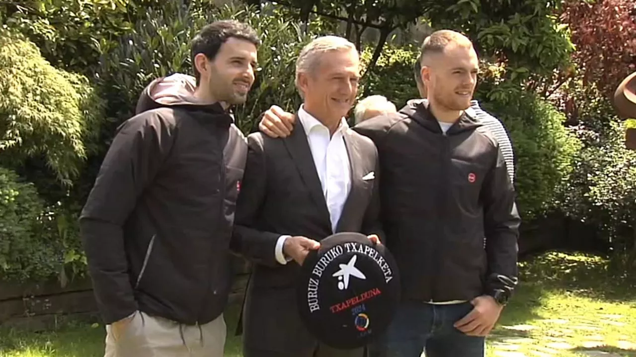 Jokin Altuna eta Unai Laso banakako txapeldunen bazkaria