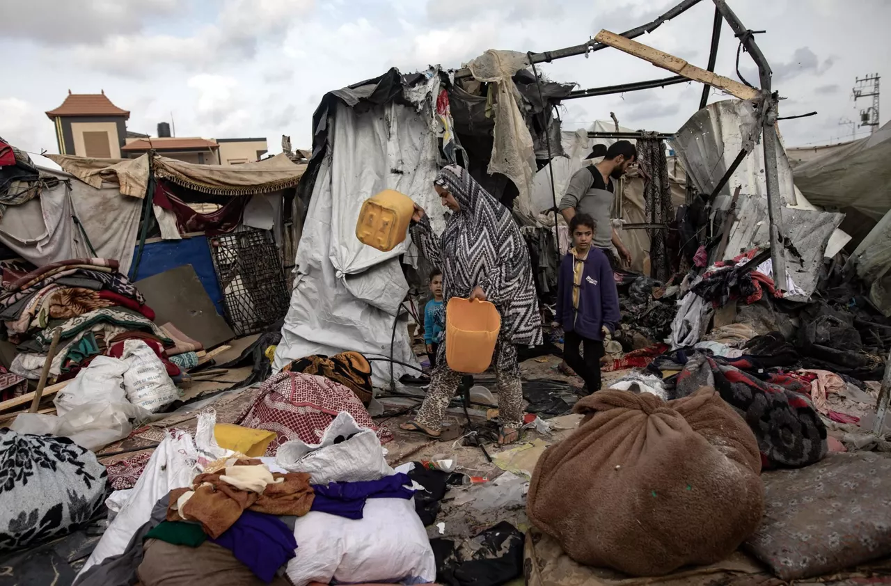 Gaza Rafah kanpamendua  2 EFE