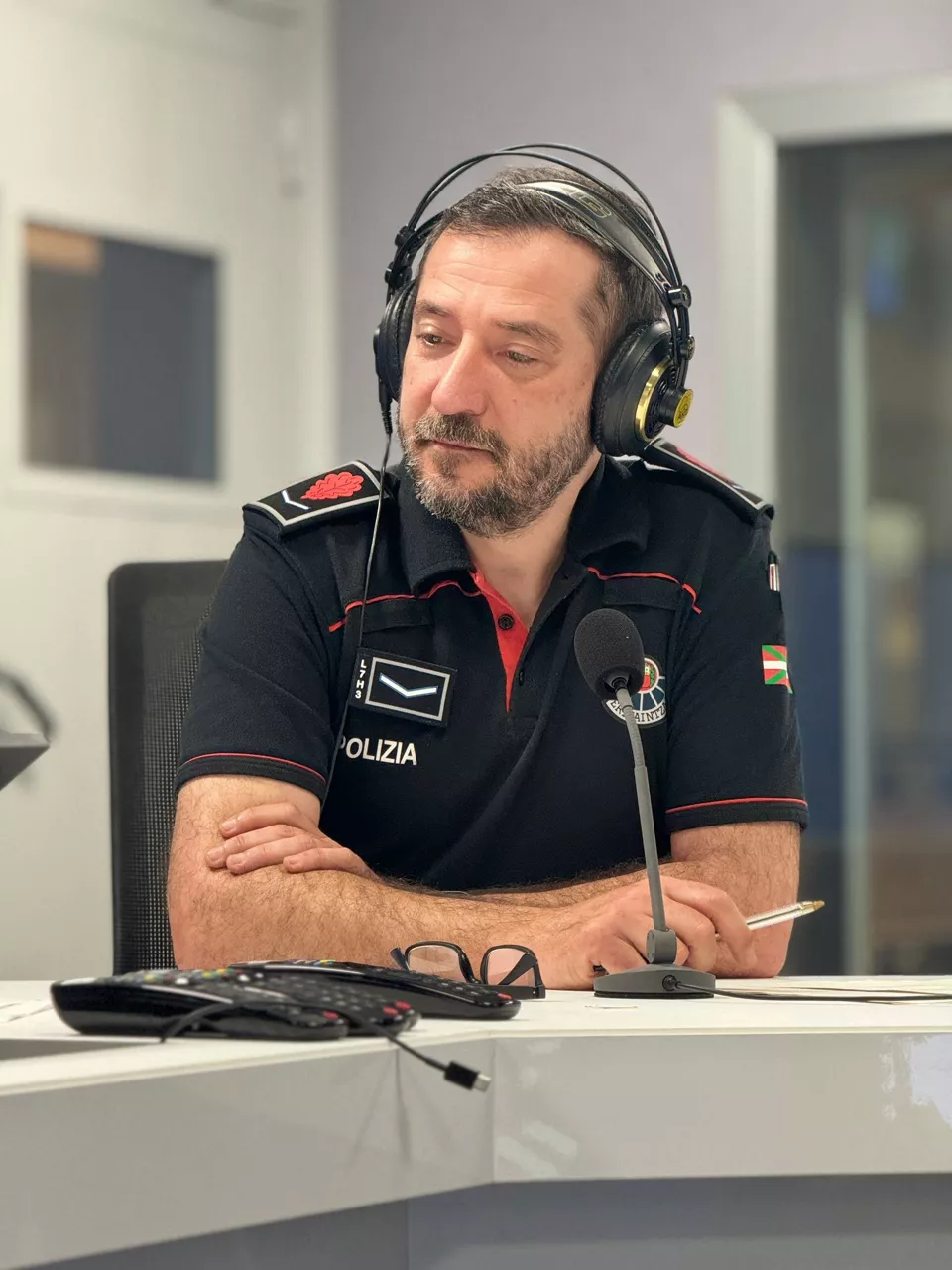 Iker Legardón, responsable de la Secretaria General del Área de Formación de la Ertzaintza