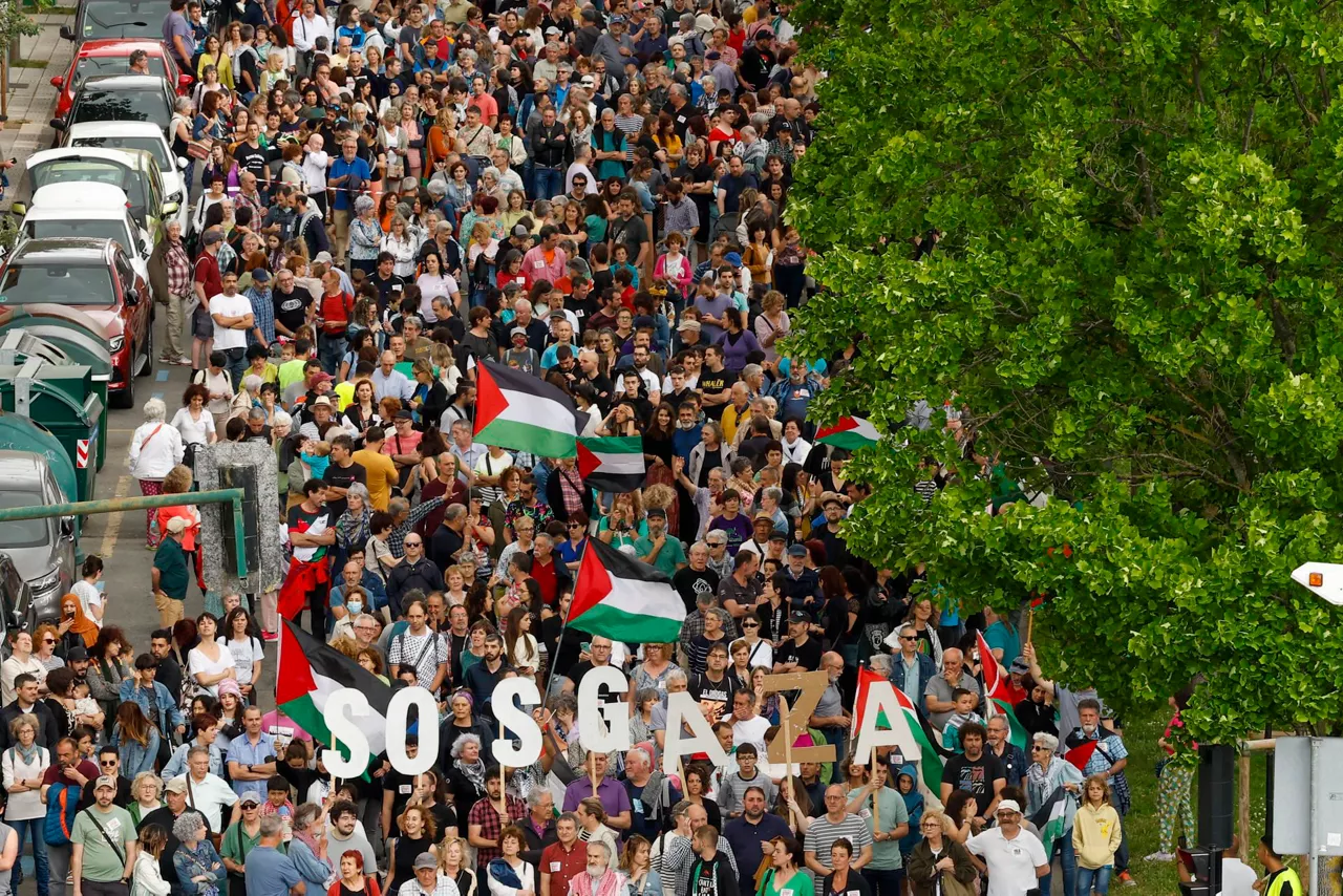 manifestazioa palestina iruñea
