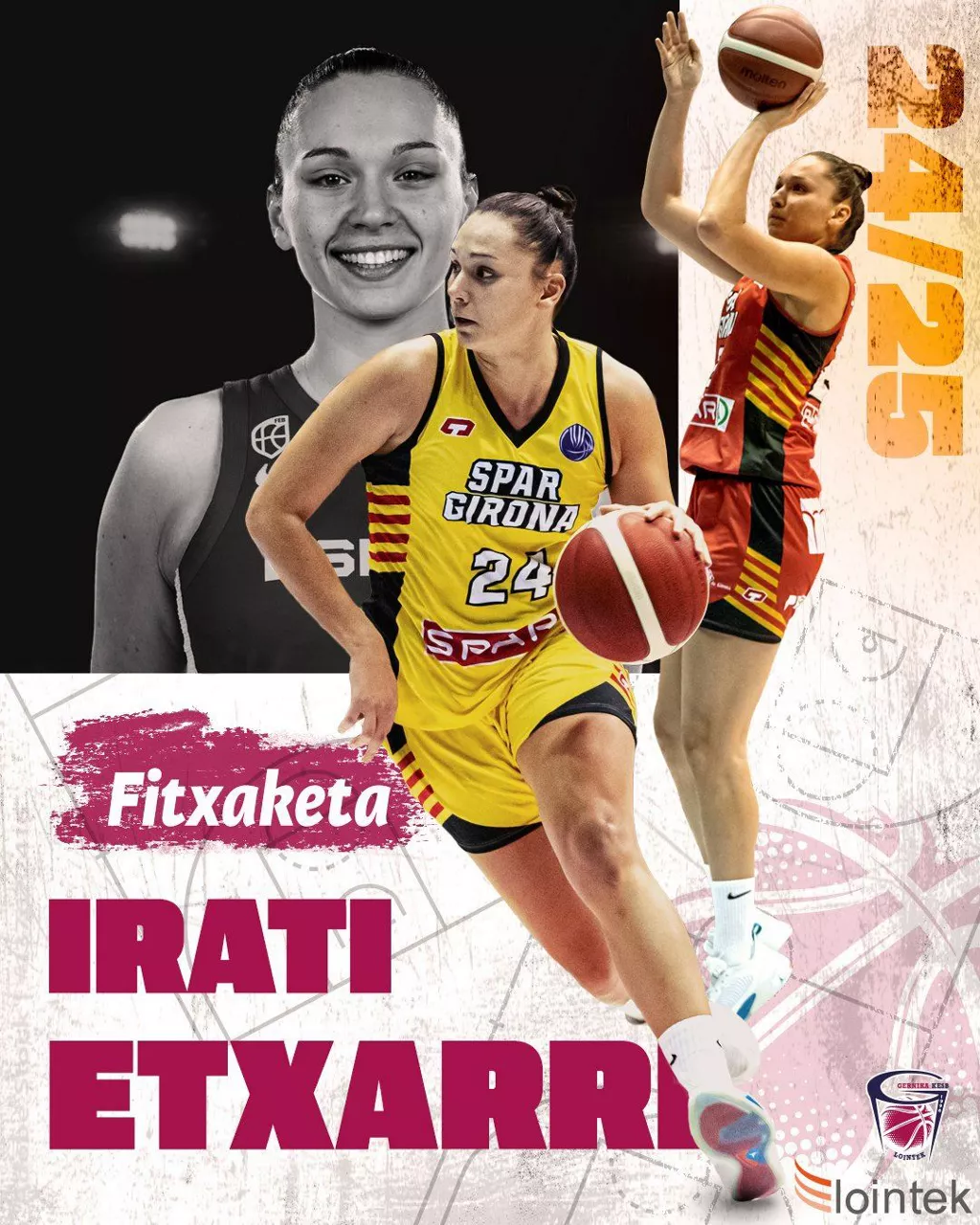 irati etxarri, nueva jugadora del lointek gernika. foto: GKesb