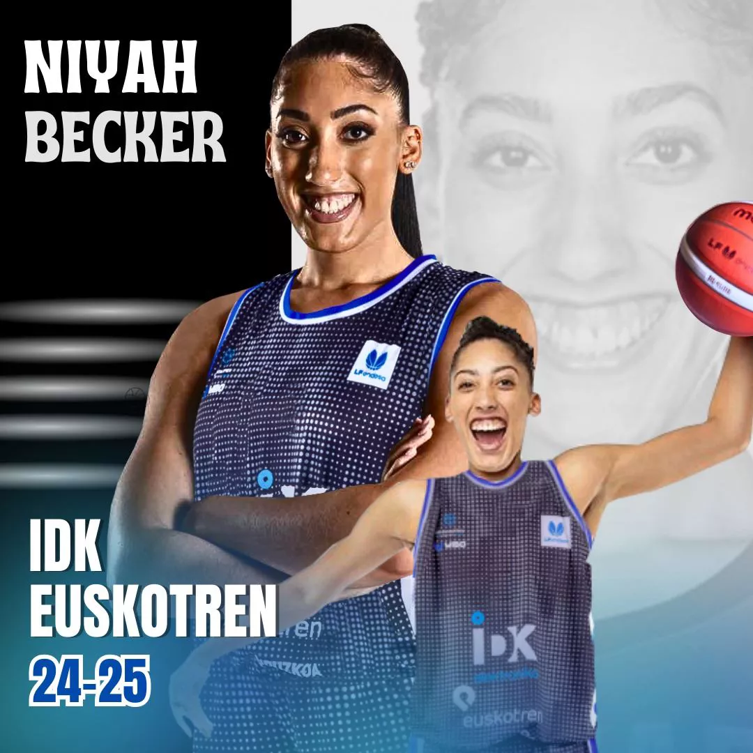 niyah becker, jugadora del IDK Euskotren