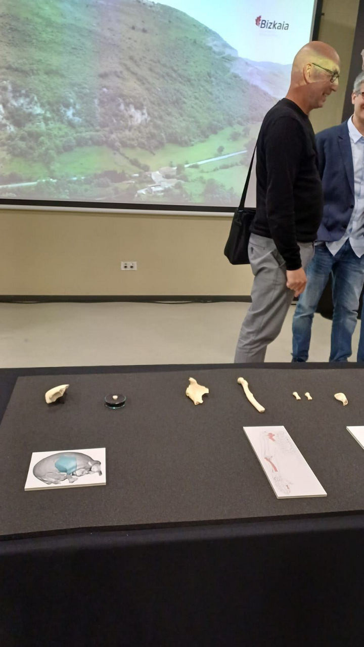 Hallazgo de fósiles de hace más de 150.000 años en Bizkaia, Karrantza.
