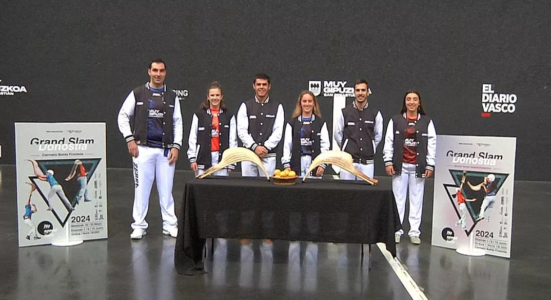 donostiako zesta-puntako grand slamaren finalerako material hautaketa