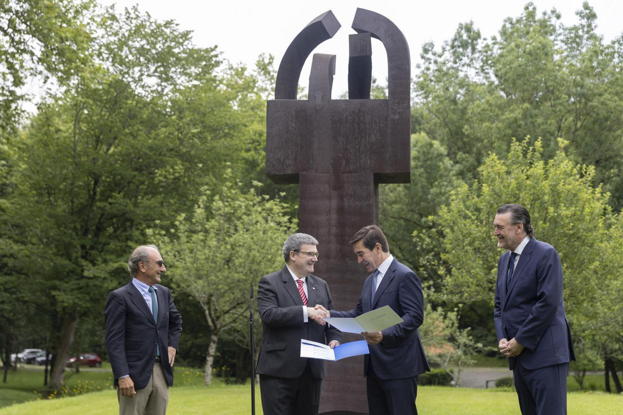 chillida elogio del hierro III bilbao efe