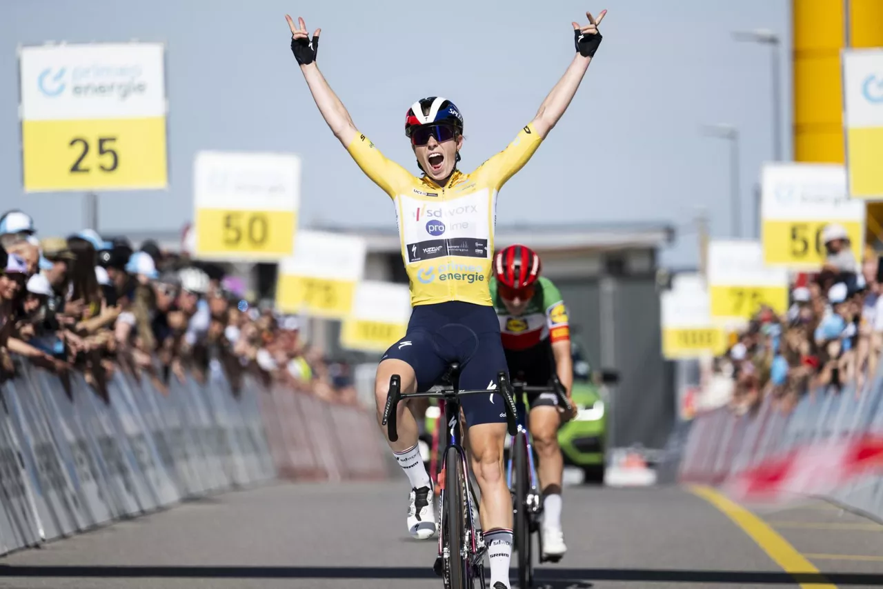 Suitzako Itzulian lau etapa izan dira, eta Volleringek hiru irabazi ditu. Argazkia: EFE.