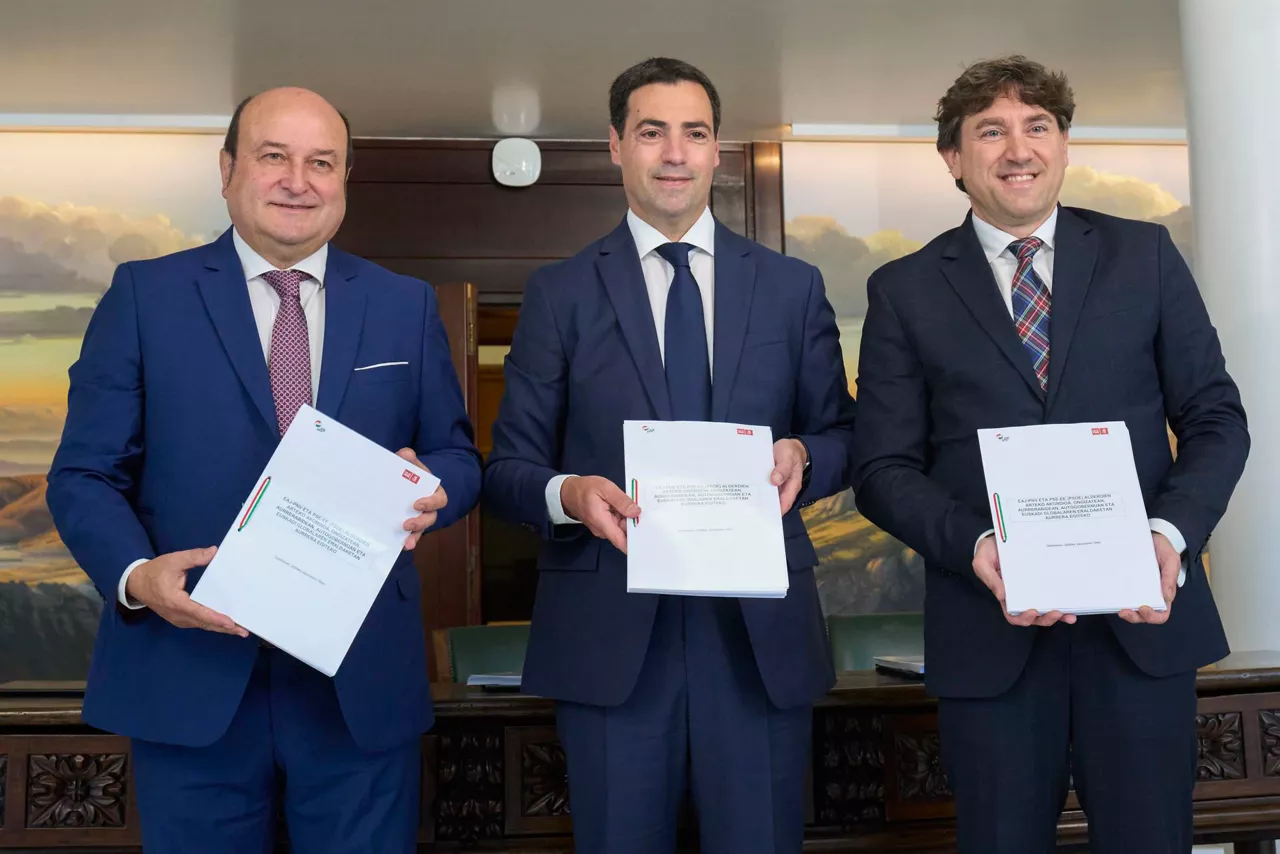 andoni-ortuzar-imanol-pradales-eneko-andueza-efe