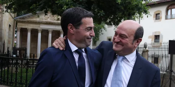 Imanol Pradales y Andoni Ortuzar