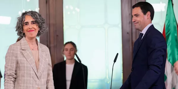 Ibone Bengoetxeak, Lehen lehendakariorde eta Kultura eta Hizkuntza Politikako sailburuak, bere kargua hartu du Ajuria Enean.