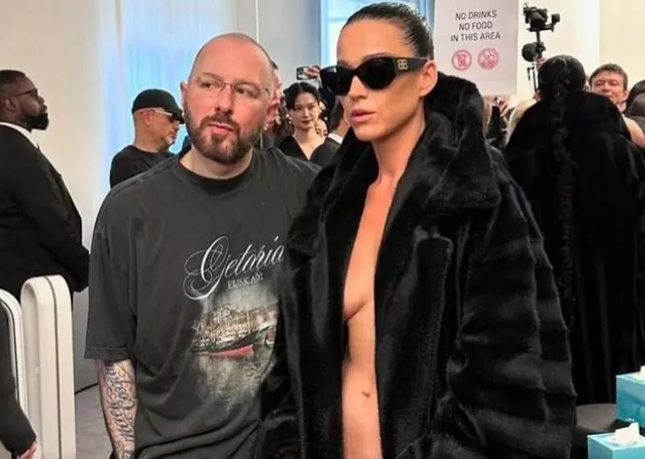 Demna Gvasalia eta Katy Perry