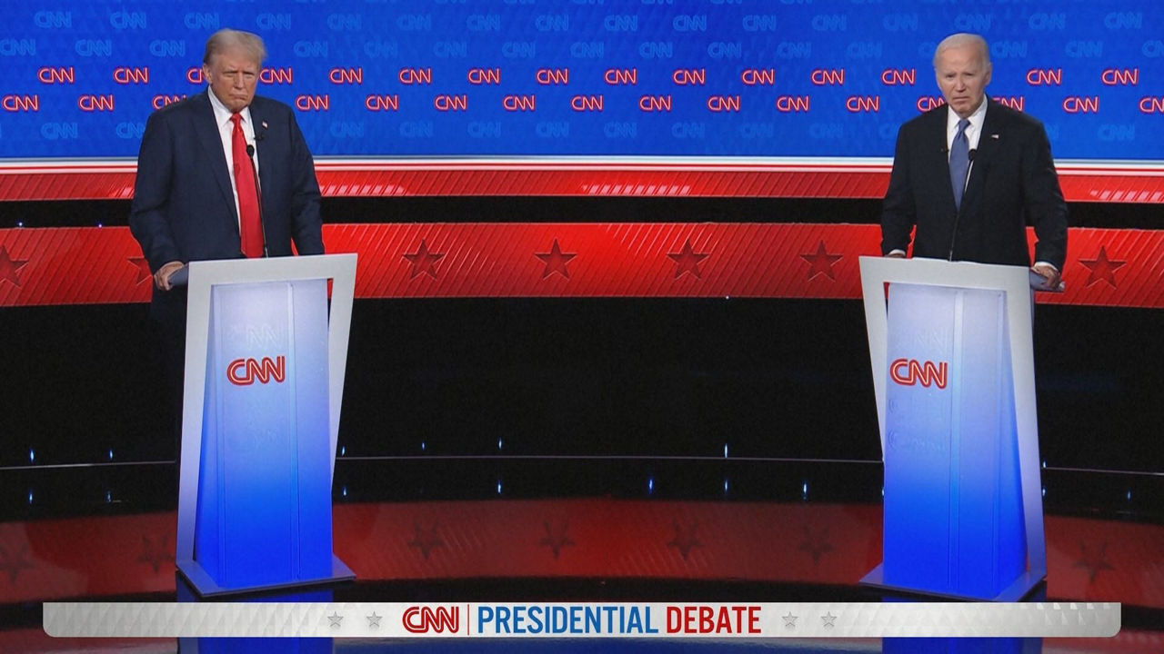 Trump y Biden