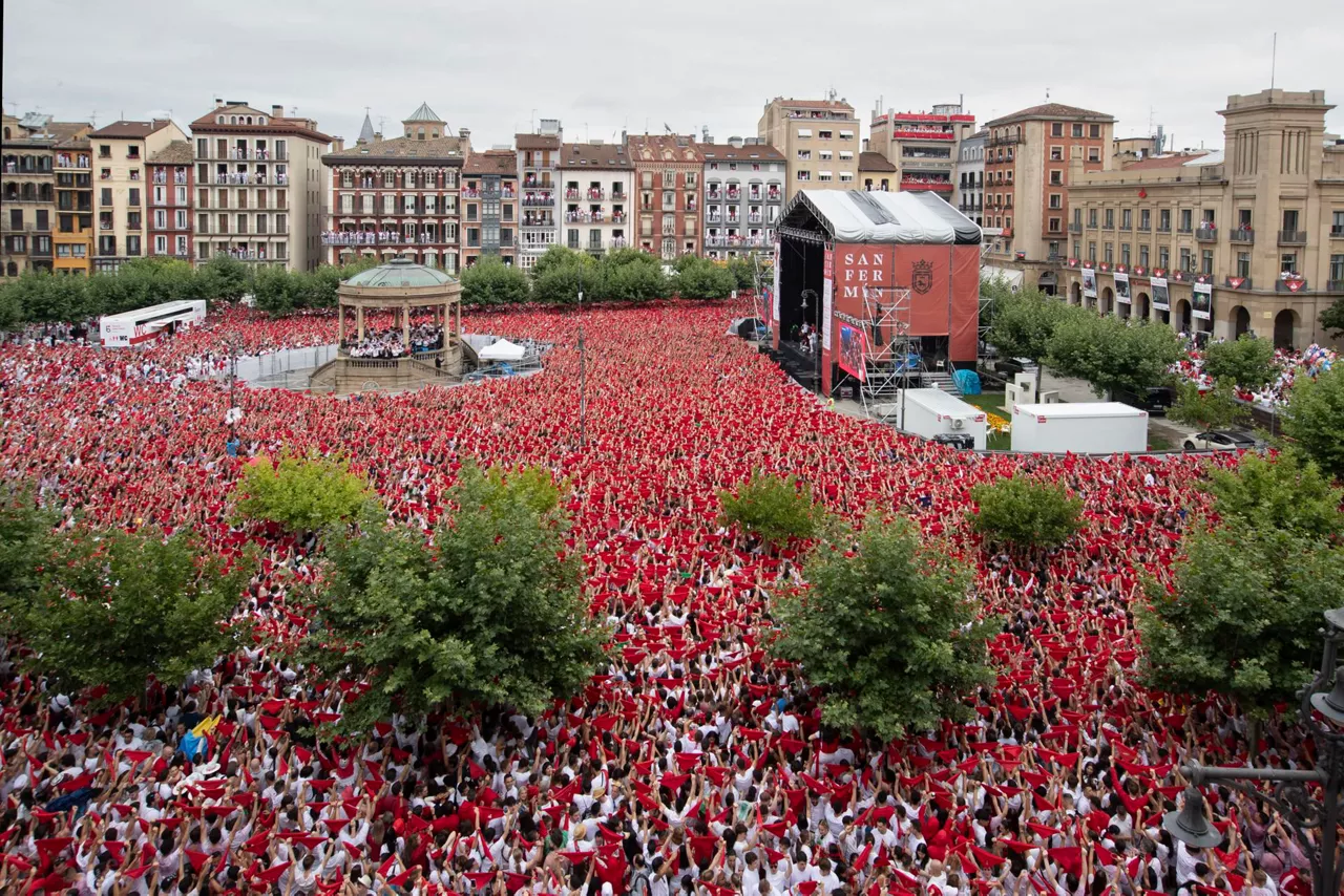 Sanferminak txupinazoa sanfermines chupinazo EFE