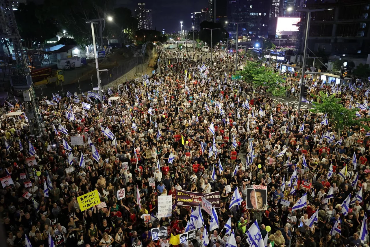 Tel Aviv-protestak-efe