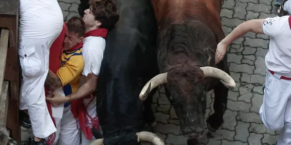Uztailaren 8ko entzierroa. Argazkia: EFE.