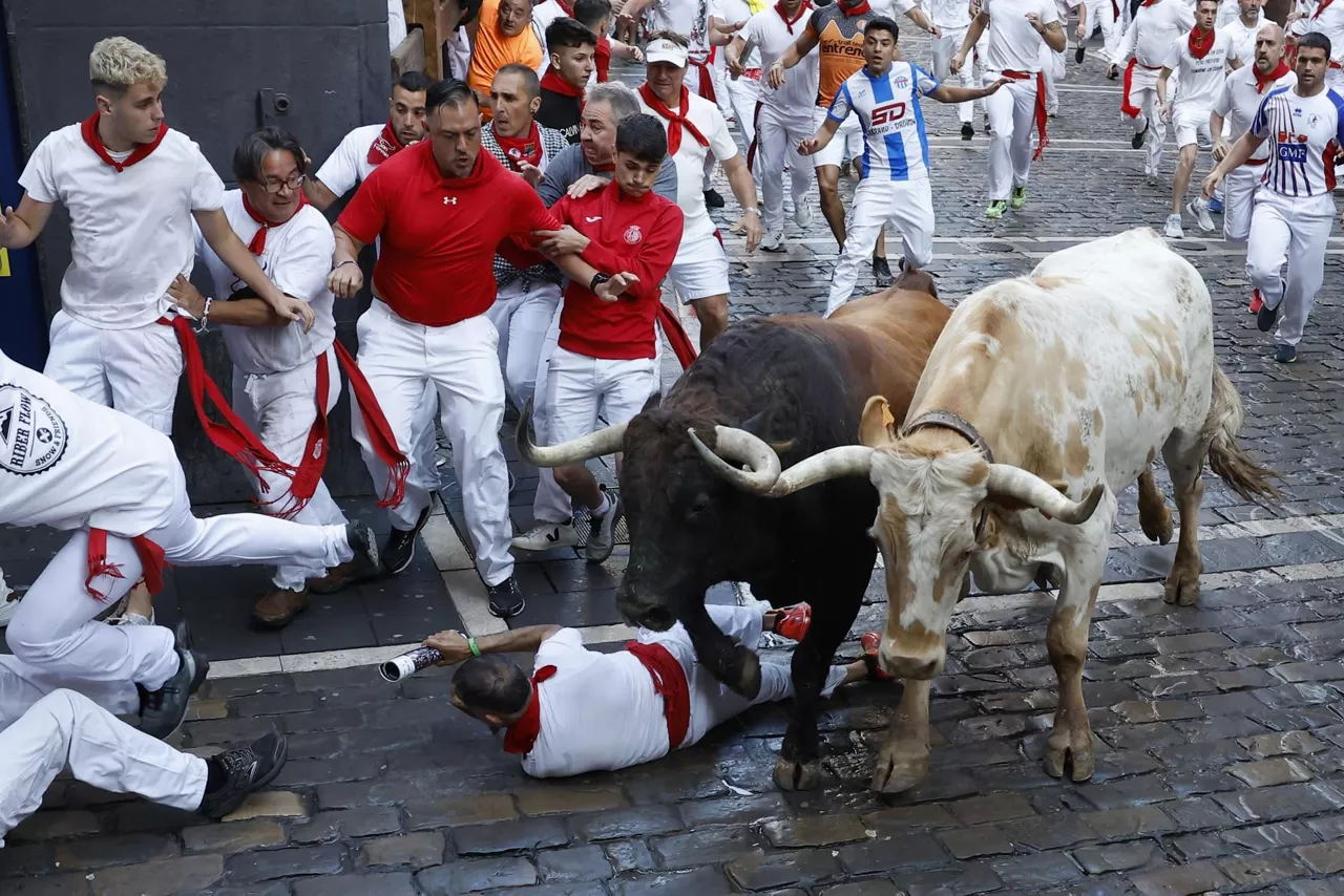 encierro 8 julio 2024 cebada gago enzierroa san fermin sanfermines
