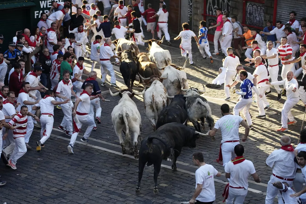 encierro 8 julio 2024 cebada gago enzierroa san fermin sanfermines