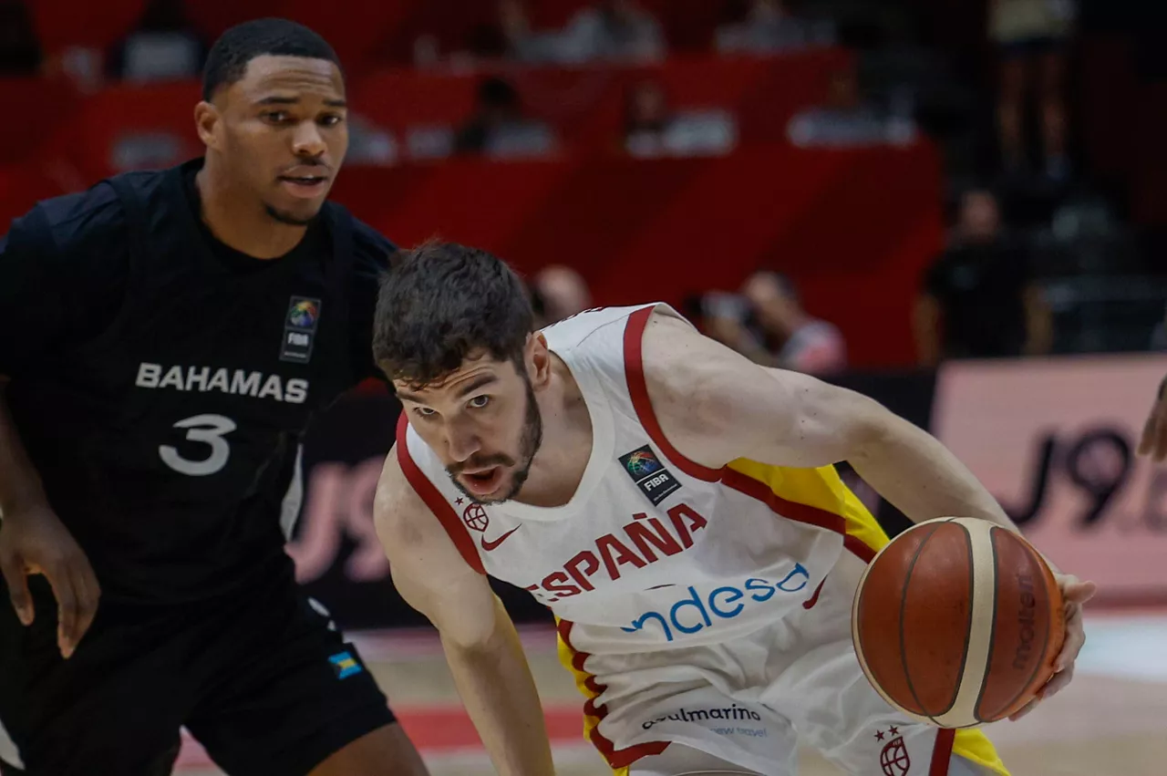 Dario Brizuela, Bahamasen aurkako partidan. EFE