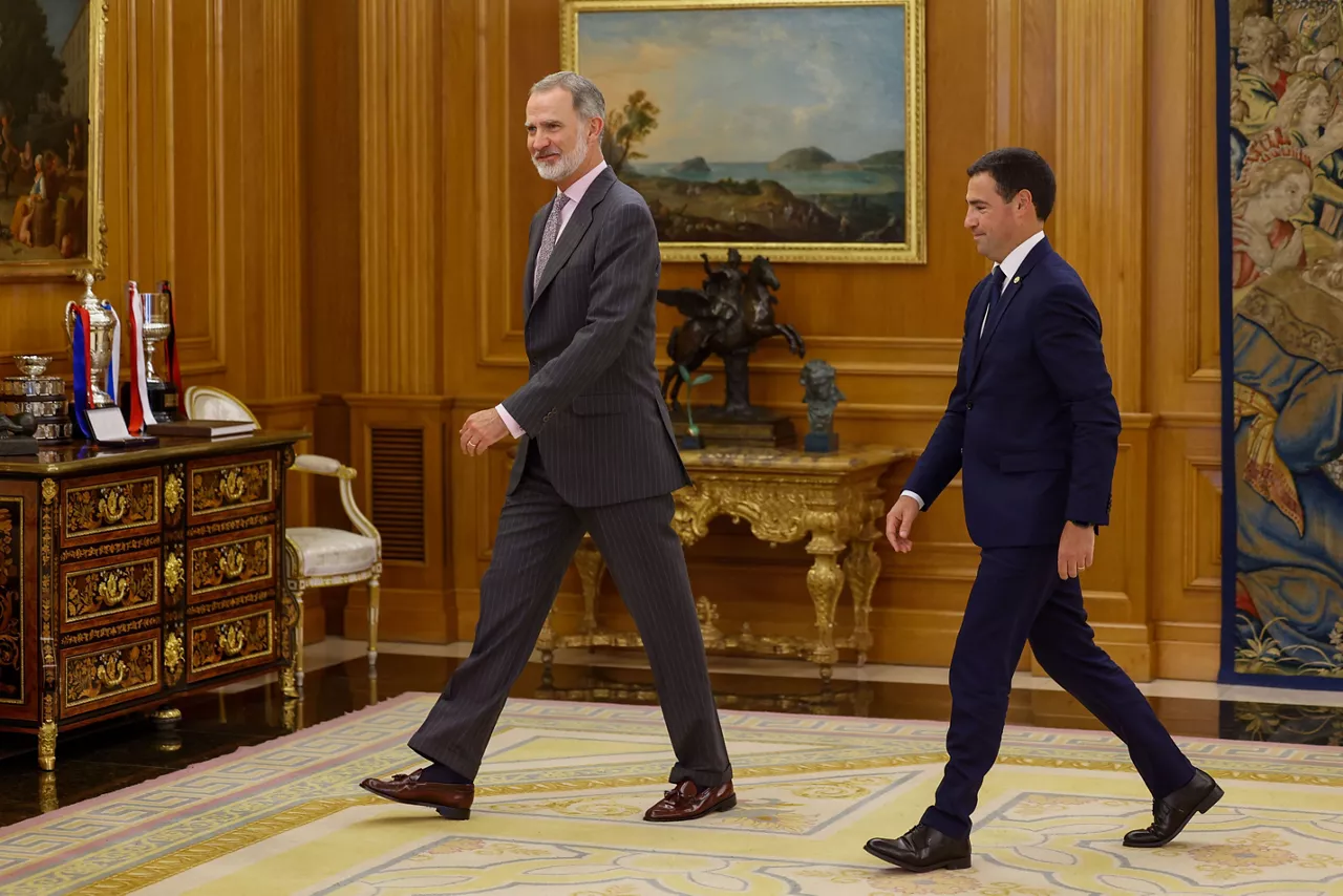 Imanol Pradales Felipe VI Zarzuela EFE3