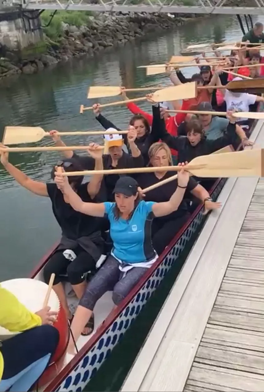 Getxon eta Hondarribian DRAGON BOAT ontzi bana daude.