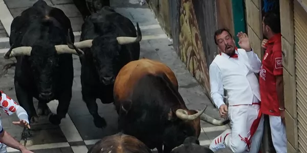 Uztailaren 10eko entzierroa. Argazkia: EFE.