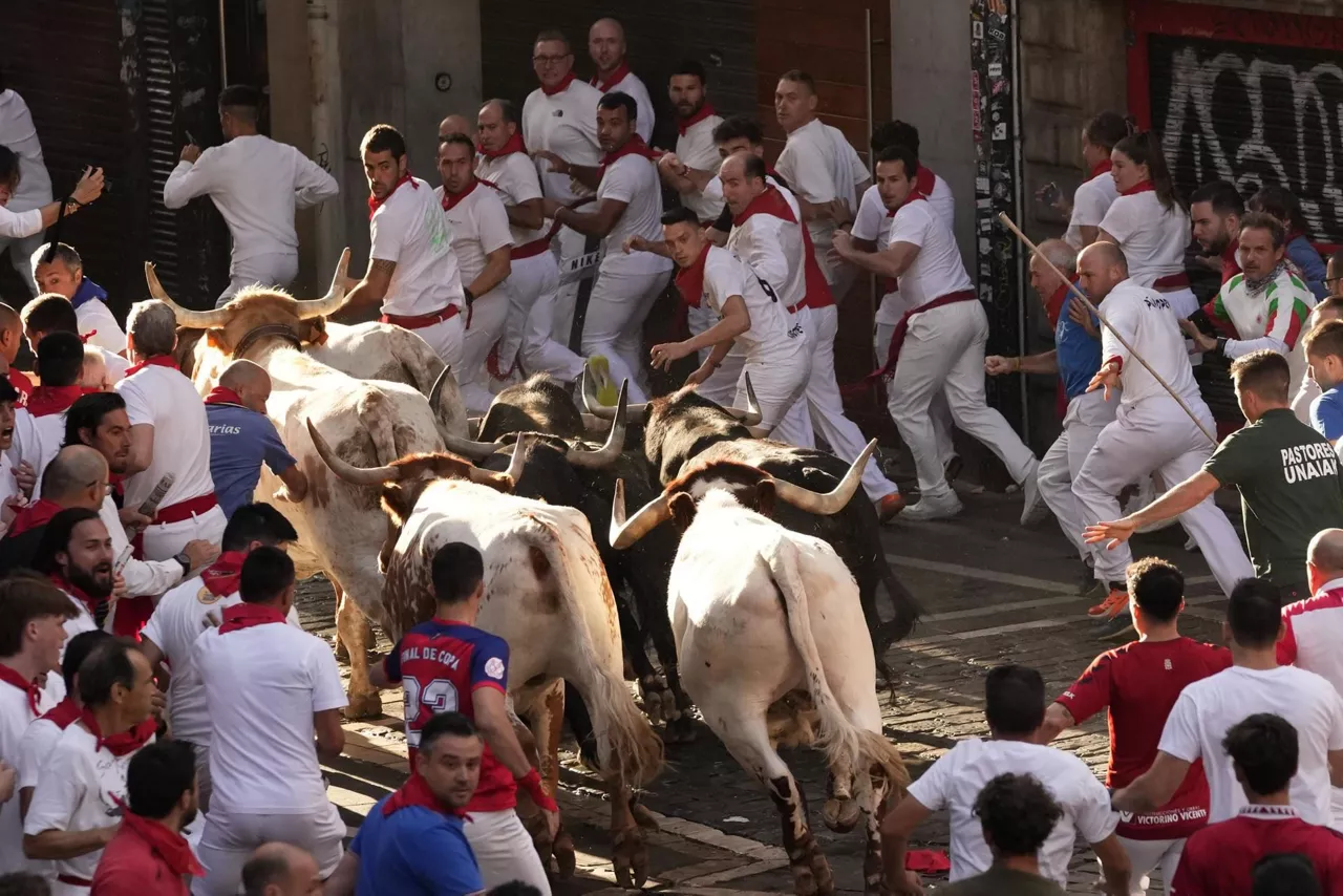 encierro entzierroa julio 10 uztaila fuente ymbro efe san fermin