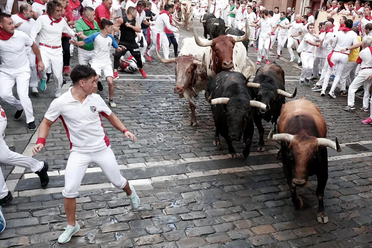 encierro entzierroa julio 10 uztaila fuente ymbro efe san fermin