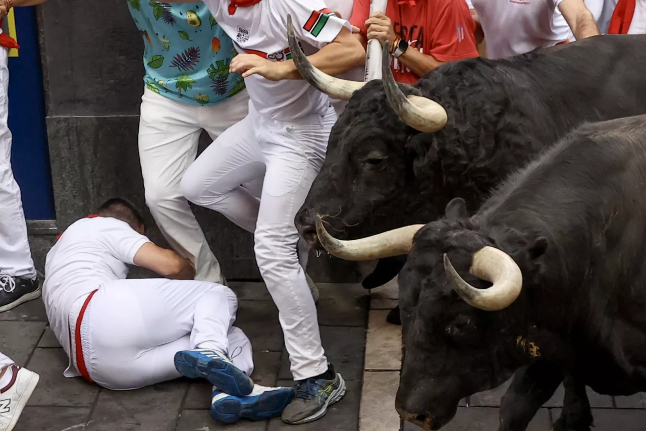 encierro entzierroa 11 julio uztaila domingo hernandez sanfermines sanferminak efe