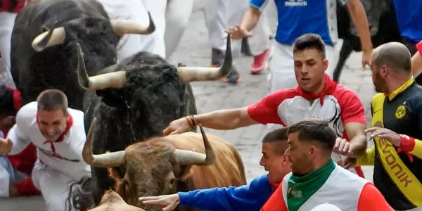 Encierro del 11 de julio. Foto: EFE