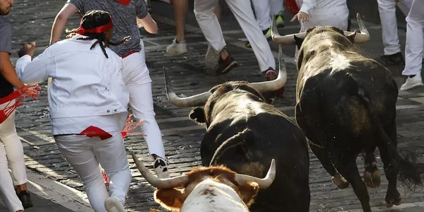 Encierro del 11 de julio. Foto: EFE