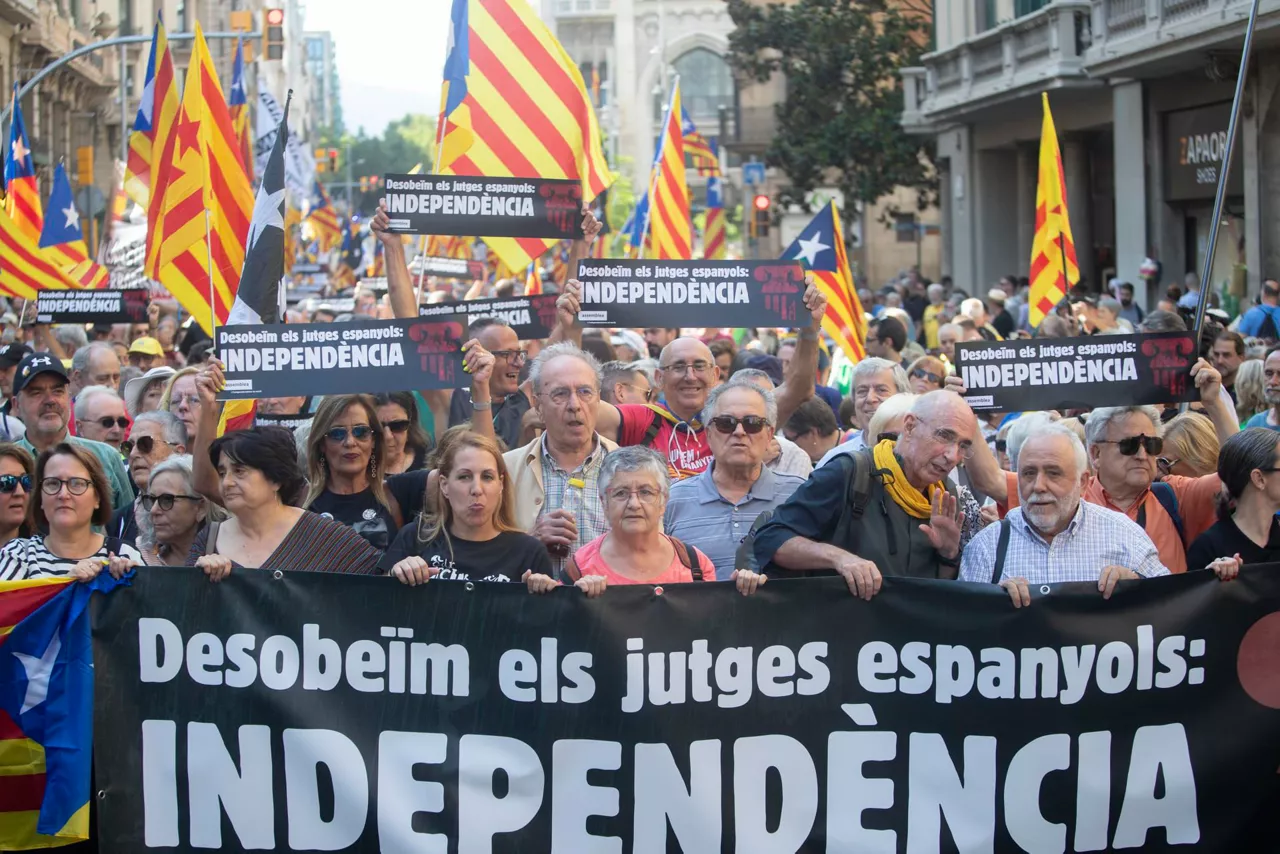 Manifestación ANC Barcelona