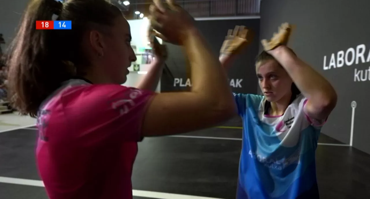 Larrarte eta Etxegarai, partida amaituta. Argazkia: EITB Media.