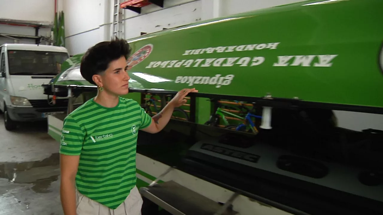 Miren Garmendia, patrona de Hondarribia